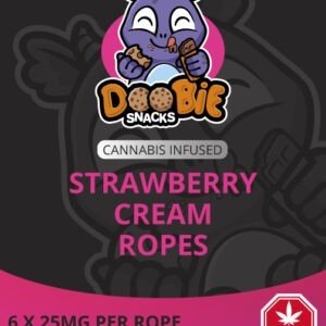Strawberry Cream Ropes By Doobie Snacks $11.00
