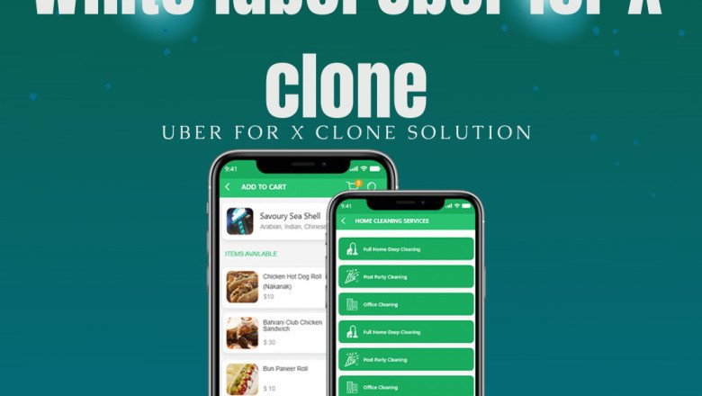 Various services offered by the Uber for X clone app