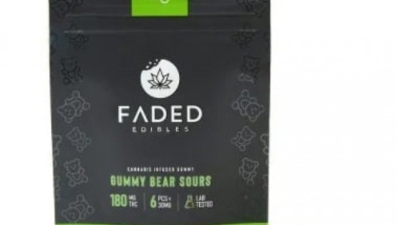 FADED Gummy Bear Sours 180mg