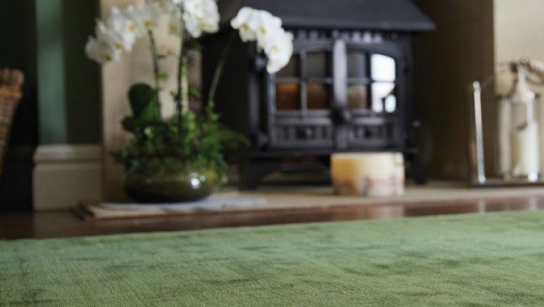 Create a cozy vibe for your lounge with Forest Green Rugs!