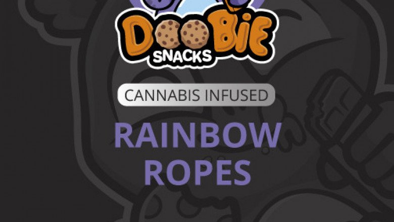 CBD SOUR RAINBOW 150MG CBD ROPES DOOBIE SNACKS