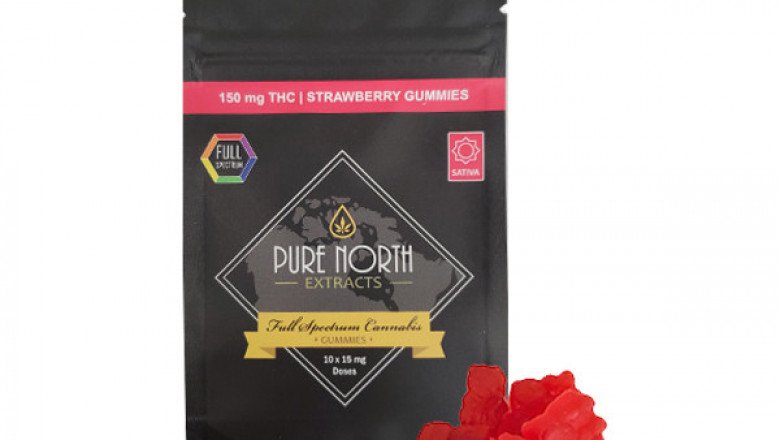 PNE Full Spectrum Gummies – SATIVA/Strawberry – 150mg THC