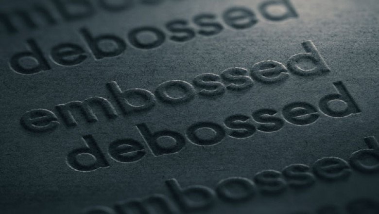 What are the benefits of embossing technology in book printing?