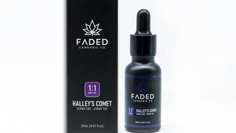 Faded Cannabis Co. 1:1 CBD – THC Tincture Halley’s Comet