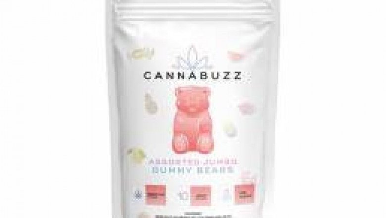 Cannabuzz Assorted Jumbo Gummy Bears (1000mg THC)