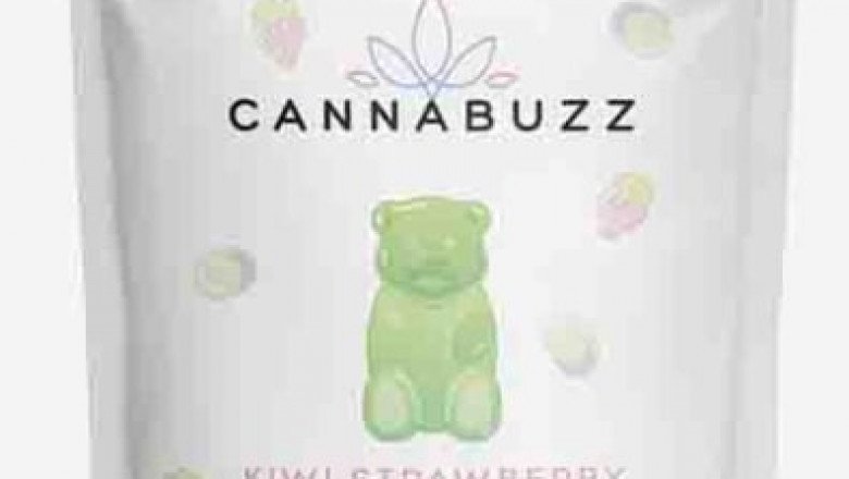 Cannabuzz Kiwi Strawberry Gummy Bears (150mg THC