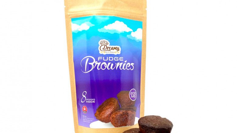 DREAMY DELITE EDIBLES FUDGE BROWNIES 200MG THC