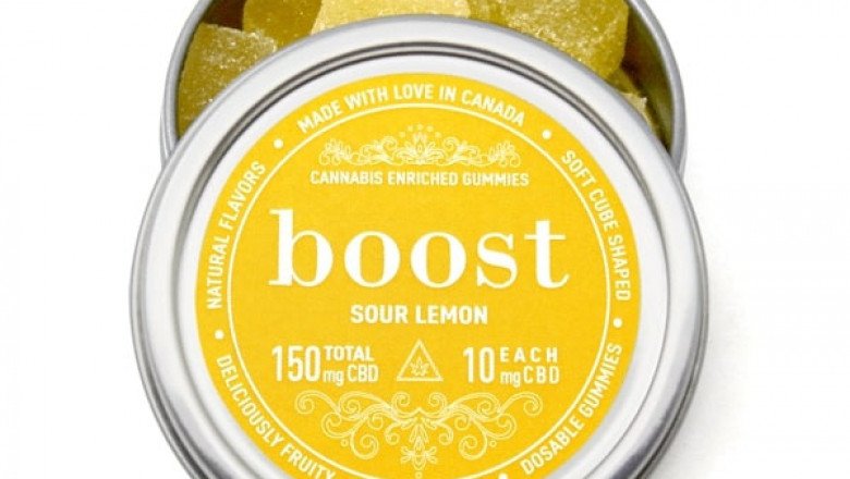 BOOST CBD SOUR LEMON GUMMIES