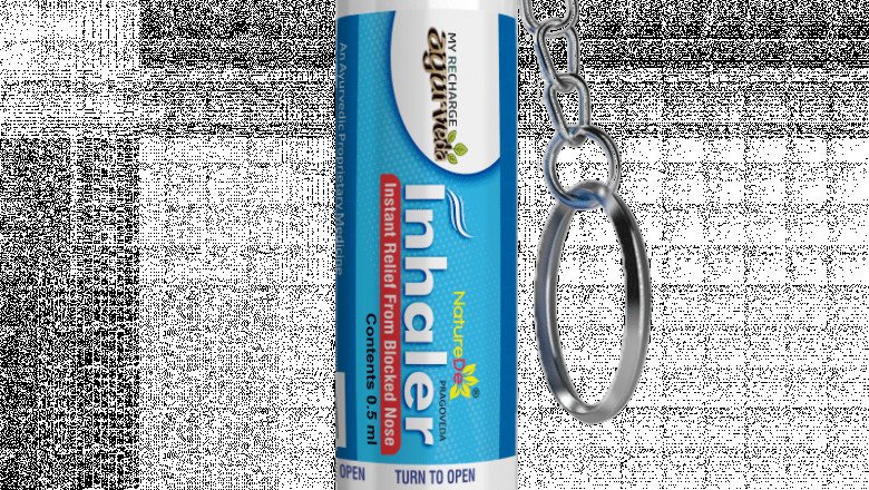 Inhaler – Nose block Inhaler. Nature De Inhaler- Inhaler uses as a small gem tube - Inhaler benefits like nasal relief can be found