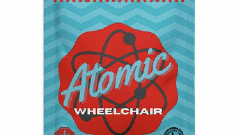 ATOMIC WHEELCHAIR BLUE RASPBERRY 2000MG GUMMY