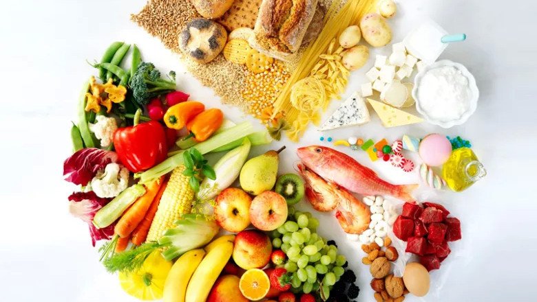 A Healthy Life with Fruits and Vegetables written
