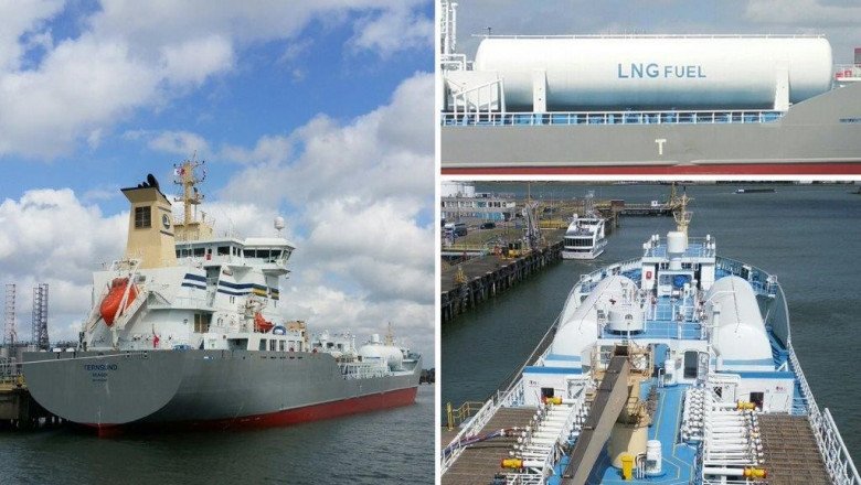 Fuel Is Transferred From Conventional Marine Fuels To LNG Bunkering Facilities Or Vessels