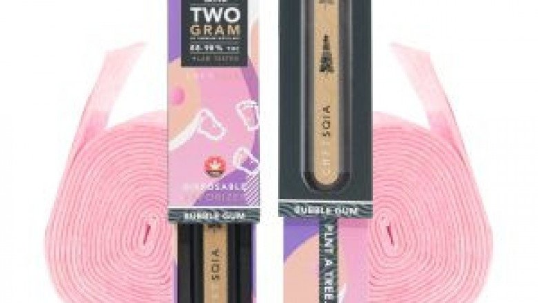 CRFT – BUBBLE GUM – 2G SATIVA DISPOSABLE VAPE