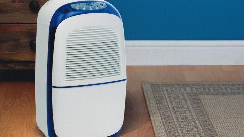 A dehumidifier removes excess moisture from the air