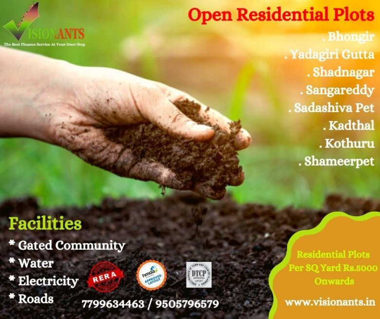 Real Estate open plot investment with loan facility