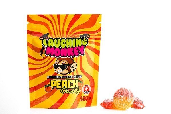 Laughing Monkey – Peach 150mg THC