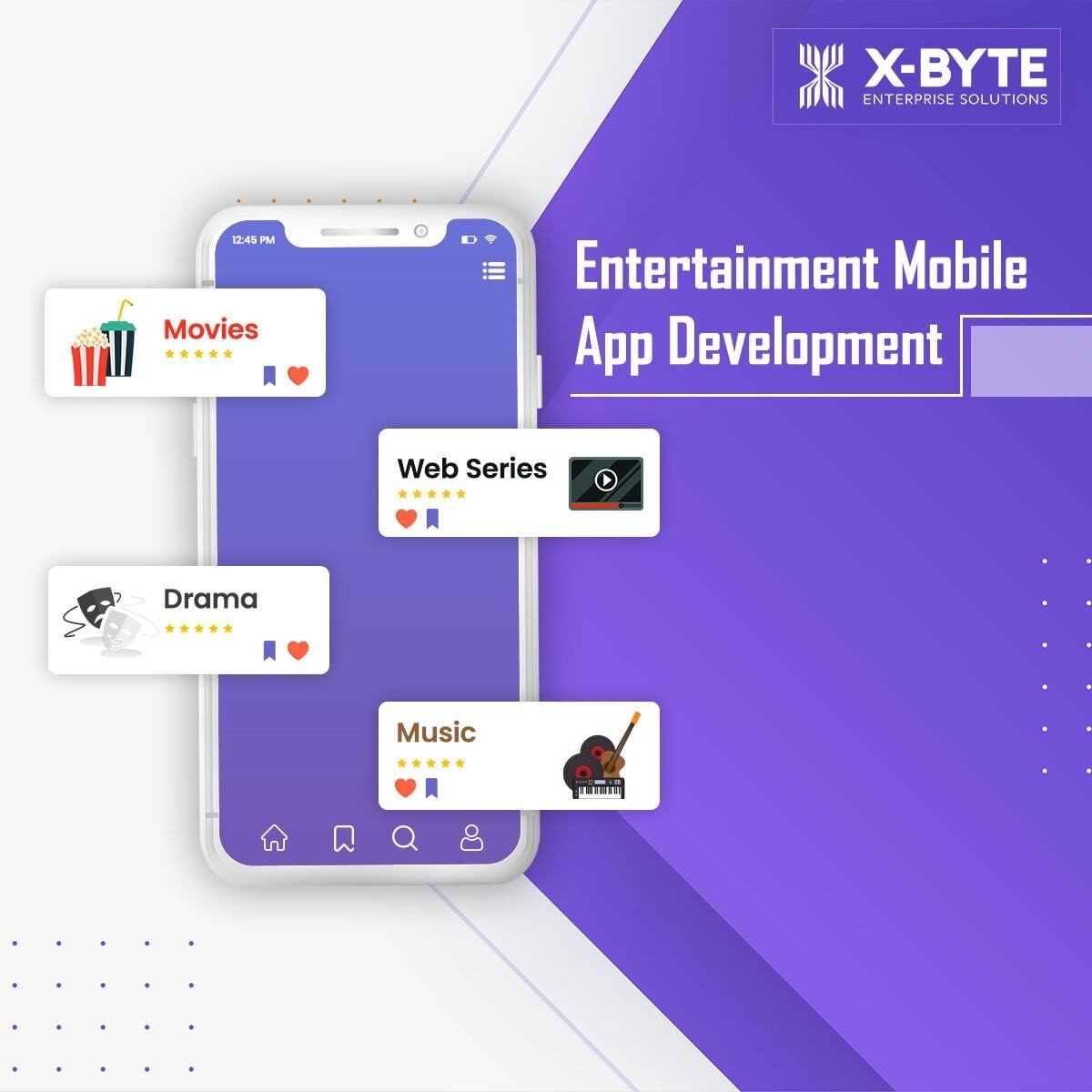 Top AI and ML Solutions for Entertainment Industry | X-Byte Enterprise Solutions