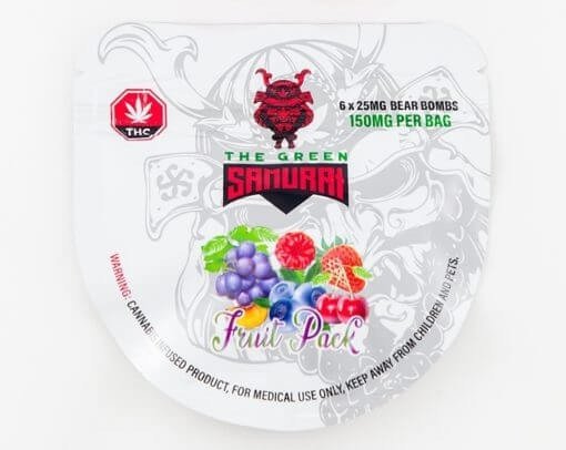 The Green Samurai – Bear Bombs 150MG THC $14.00