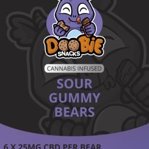 CBD SOUR RAINBOW 150MG CBD ROPES BY DOOBIE SNACKS $15.00