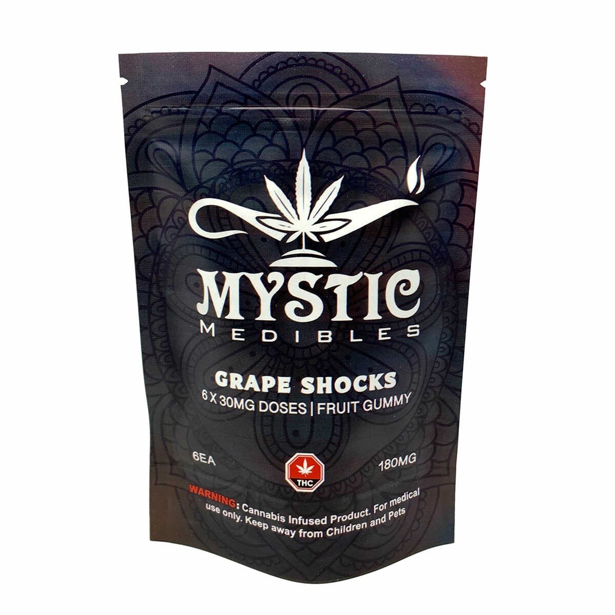 Mystic Medibles – Grape Shock 180mg