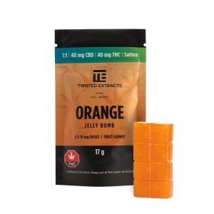 Twisted Extracts Orange Jelly Bombs Sativa