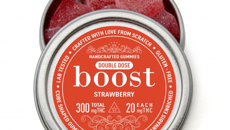 BOOST - THC STRAWBERRY GUMMIES - 300MG