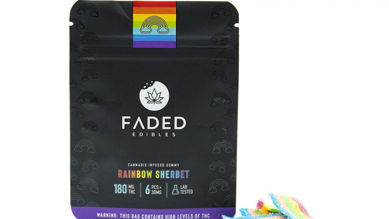 FADED - RAINBOW SHERBERT - 180MG