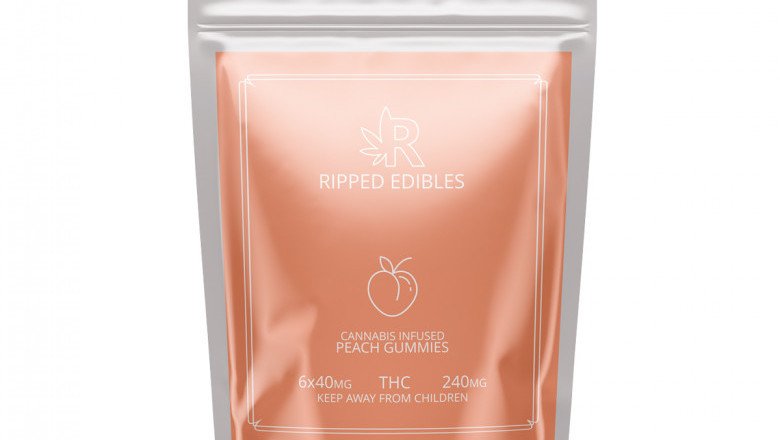 RIPPED EDIBLES - PEACHES - 240MG THC