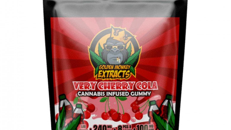 Golden Monkey Extracts – Very Cherry Colas Gummy 240mg THC : 100mg CBD