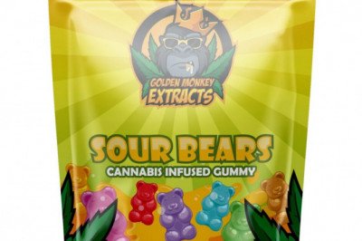 Golden Monkey Extracts –Sour Bears Gummy 240mg THC : 100mg CBD