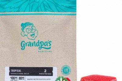 Grandpa Double Dose Jelly 400mg THC & 80mg CBD