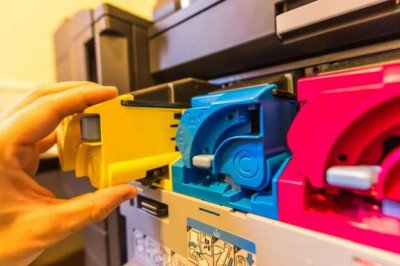 How to inking up in a book printing process