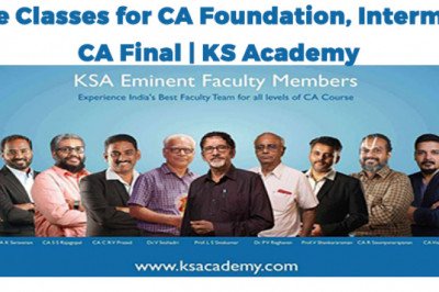 CA Online Classes for CA Foundation, Intermediate & CA Final | KS Academy
