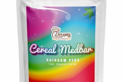 DREAMY DELITE RAINBOW PEBS CEREAL MEDBAR.