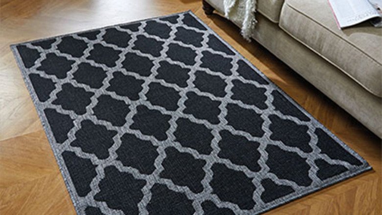 Add elegance and sophistication by adding grey and silver rug