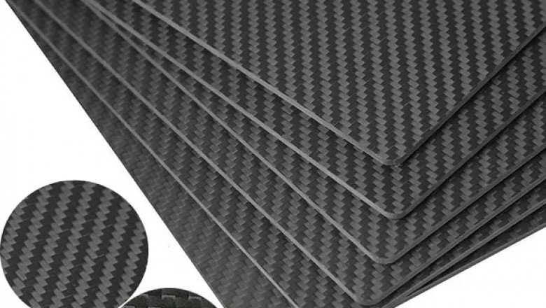 Carbon fiber plate molding process