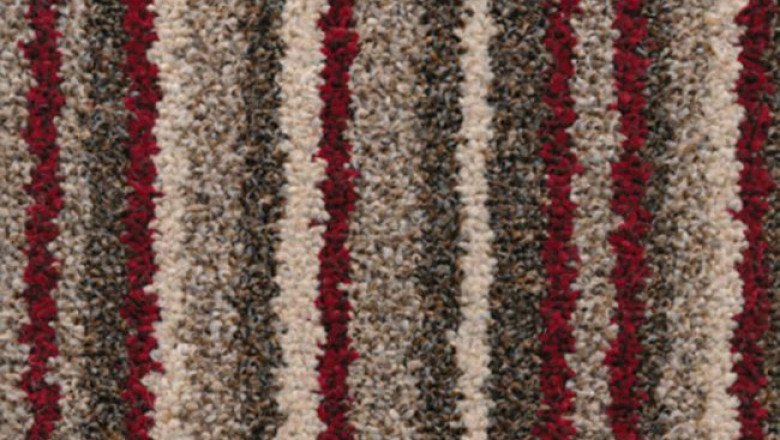 If you want a cool vibe for your staircases, buy Blue Striped Carpet Stairs!