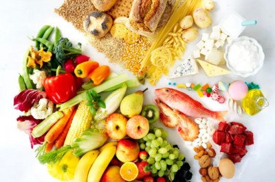A Healthy Life with Fruits and Vegetables written