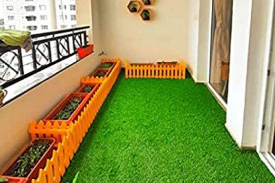 Want to give your balcony a sense of fresh greenery? Buy Artificial Grass for Balcony!