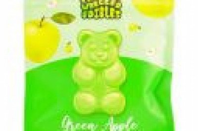 GET WRECKED EDIBLES GREEN APPLE GUMMY BEARS 150MG THC
