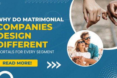 WHY DO MATRIMONIAL COMPANIES DESIGN DIFFERENT PORTALS FOR EVERY SEGMENT