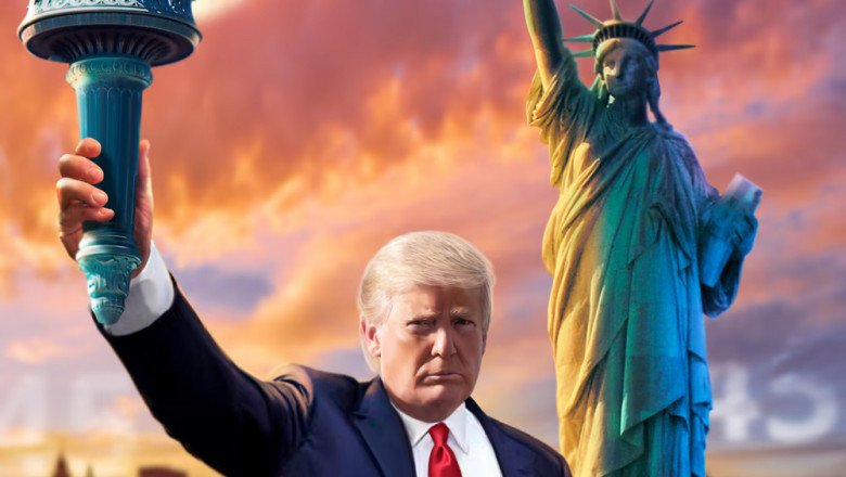 Donald trump launches NFT collection of 45,000 Tokens and they sell out in one day .