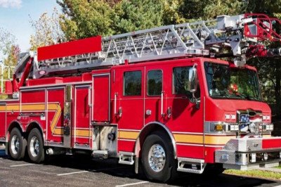 During wildfires, Fire Trucks are used to conduct special operations