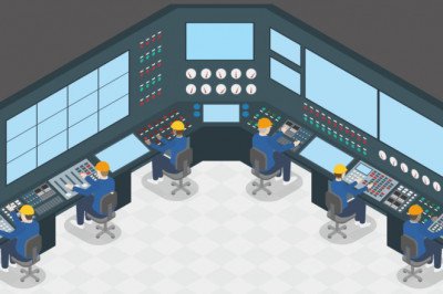 An SCADA system combines software and hardware to automate a variety of industrial processes