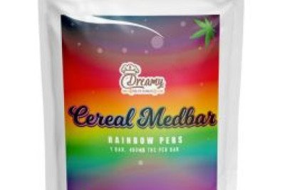 DREAMY DELITE RAINBOW PEBS MEDBAR 400MG $23.00