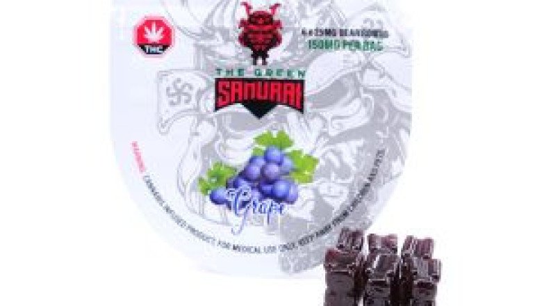 THE GREEN SAMURAI – 150MG BEAR BOMBS – GRAPE
